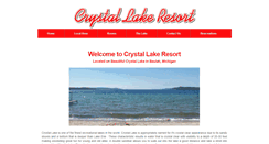 Desktop Screenshot of crystallakeresortbeulah.com